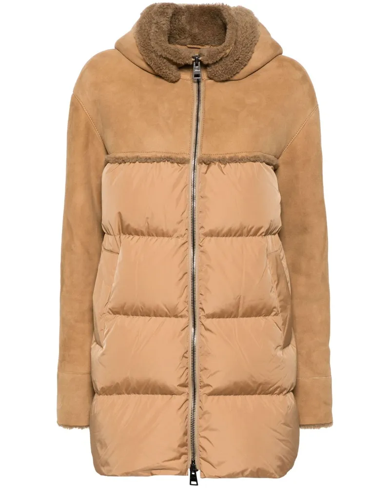 Herno Gefütterte Jacke - Braun Braun