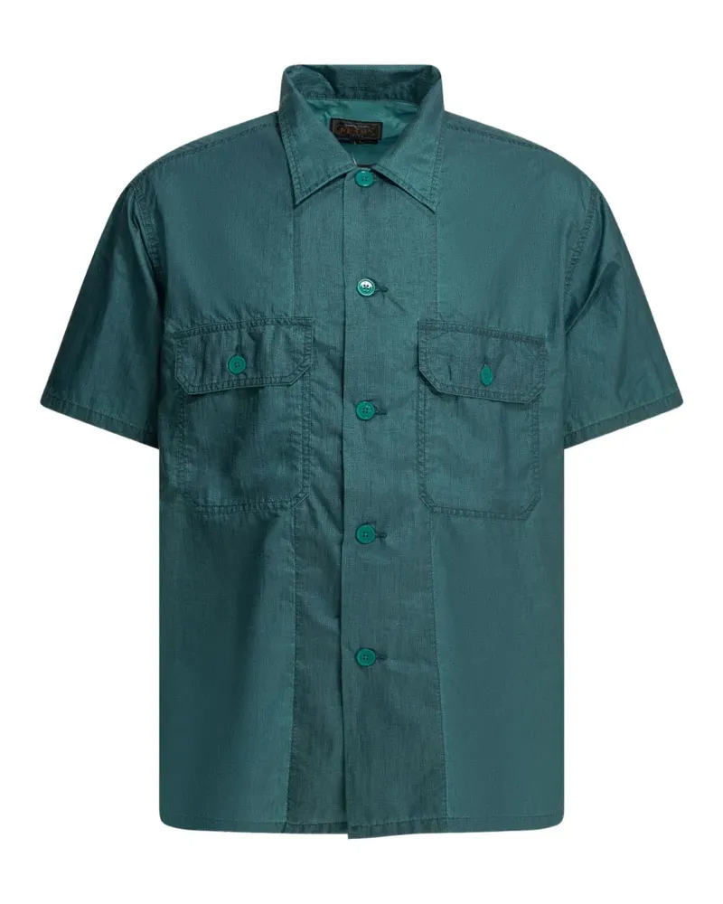Beams Plus short-sleeve button-up shirt - Grün Grün