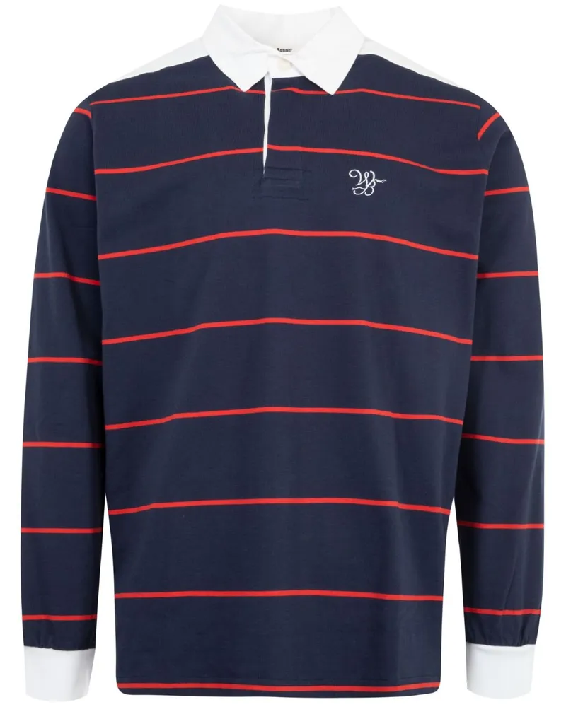 Wales Bonner City Poloshirt - Blau Blau