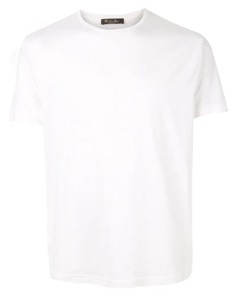 Loro Piana T-Shirt in Colour-Block-Optik - Weiß Weiß