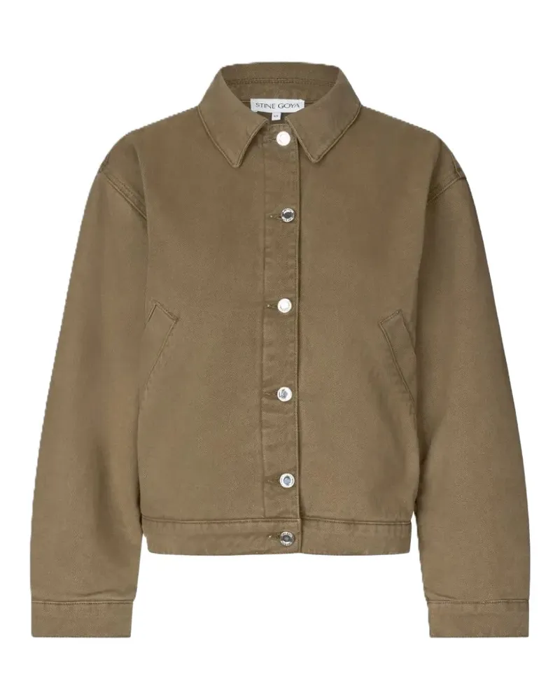 Stine Goya Jeansjacke mit Knopfleiste - Braun Braun