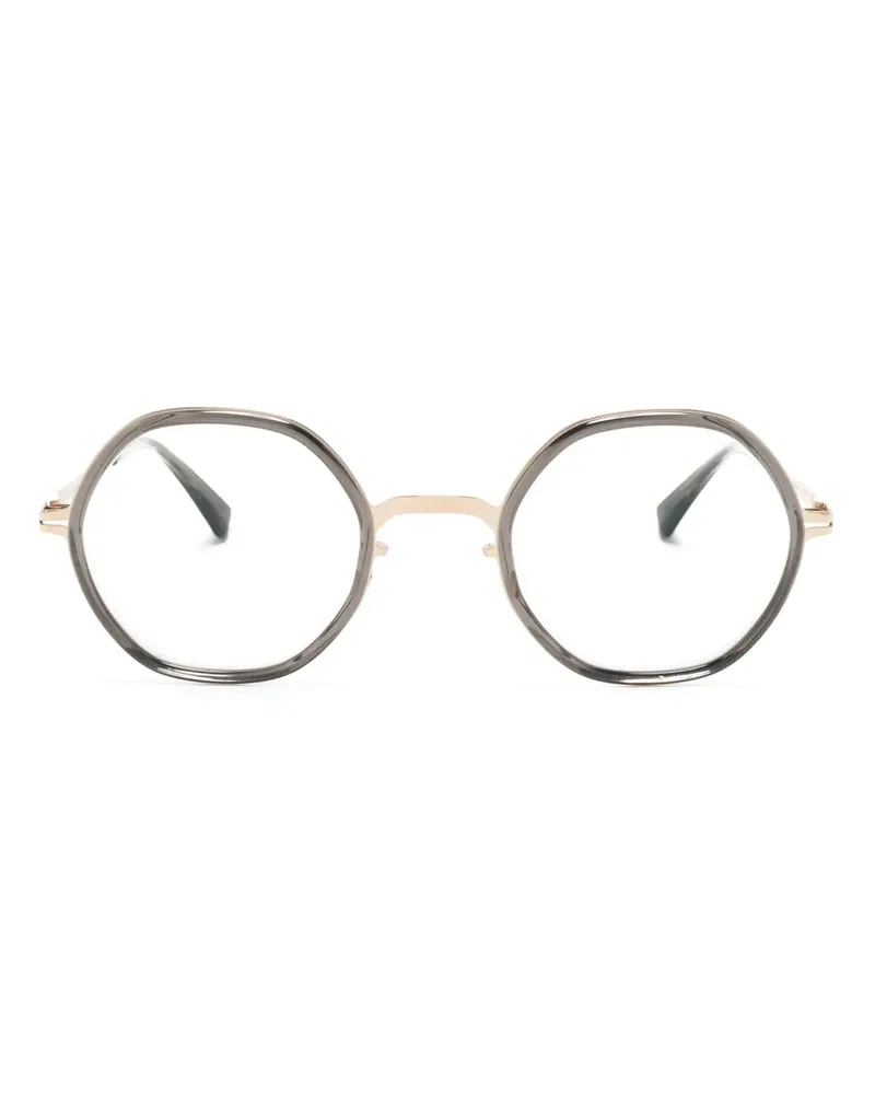 Mykita Alya Brille mit rundem Gestell - Grau Grau