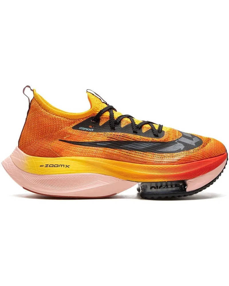 Nike Air Zoom AlphaFly Next% Flyknit Sneakers - Orange Orange
