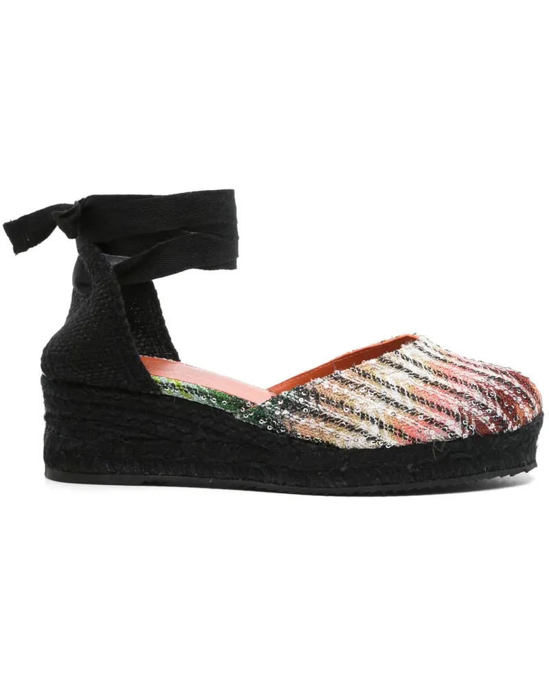 Missoni Wedge-Espadrilles - Schwarz Schwarz