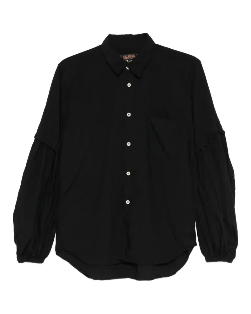 Comme des Garçons button shirt - Schwarz Schwarz