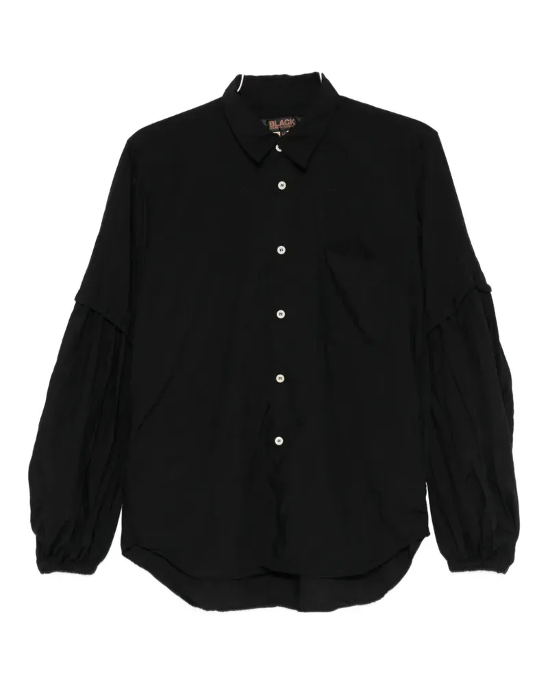 Comme des Garçons button shirt - Schwarz Schwarz