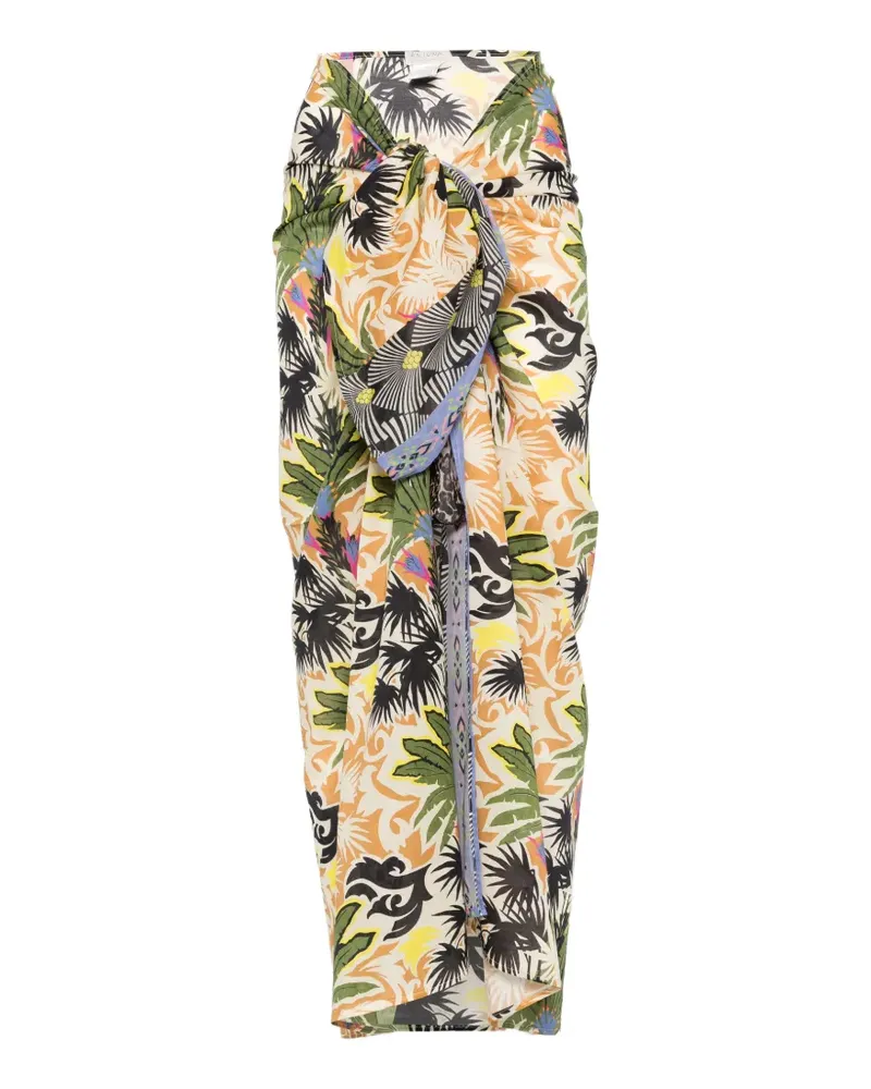 Anjuna desert-print pareo - Nude Nude