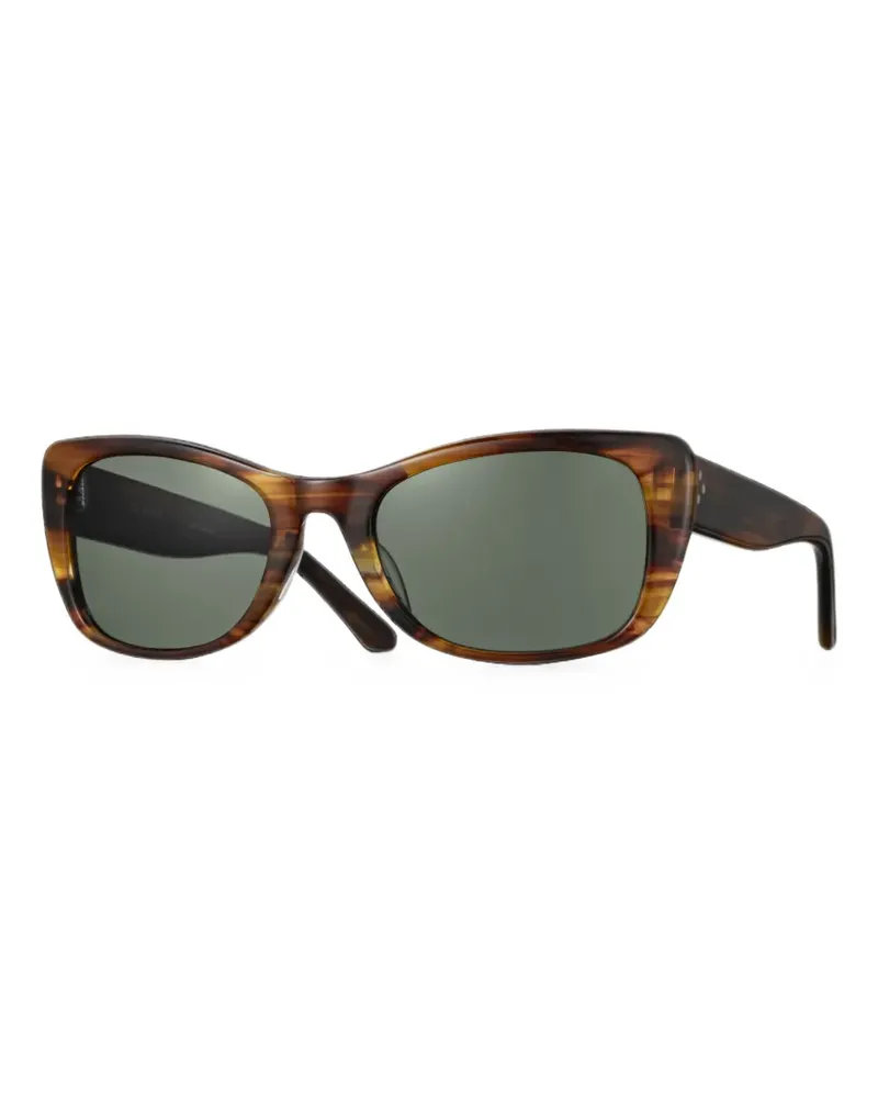 EYEVAN 7285 Eckige Gentry-E Sonnenbrille - Braun Braun
