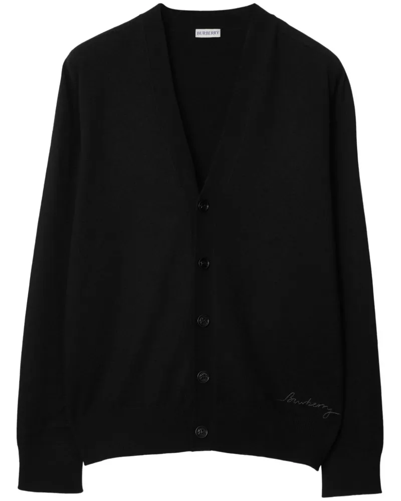 Burberry Geknöpfter Cardigan - Schwarz Schwarz