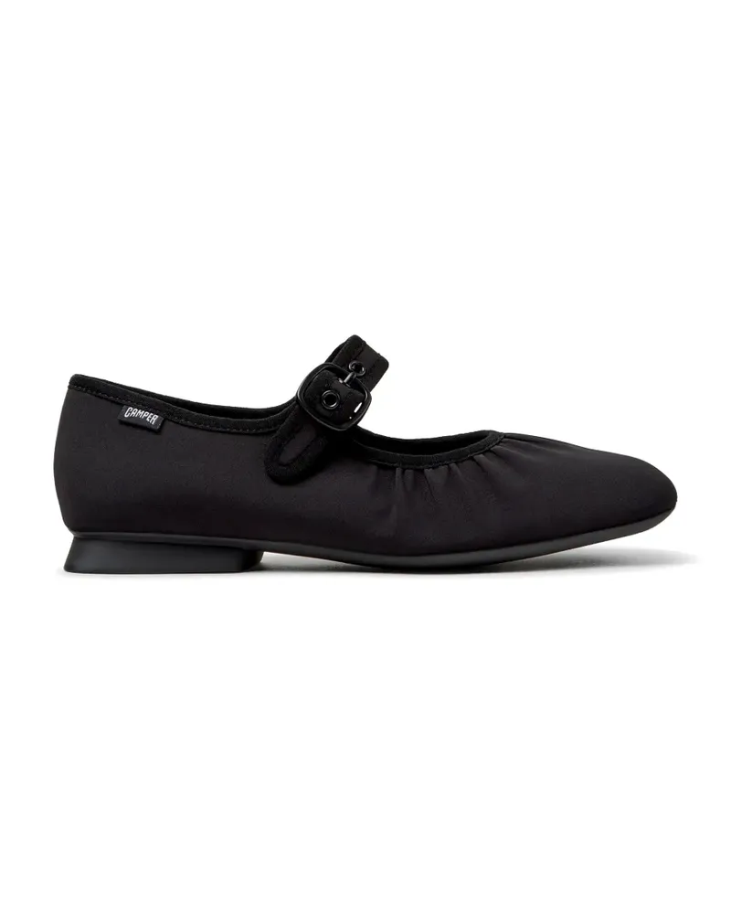 Camper Casi Myra buckle-fastening ballet flats - Schwarz Schwarz