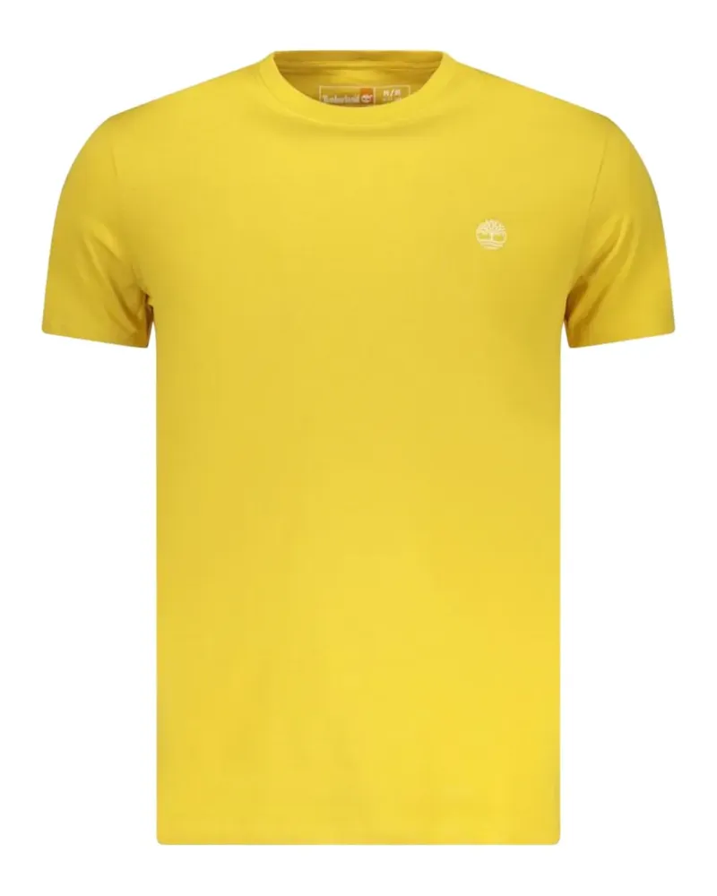 Timberland T-Shirt mit Logo-Stickerei - Gelb Gelb