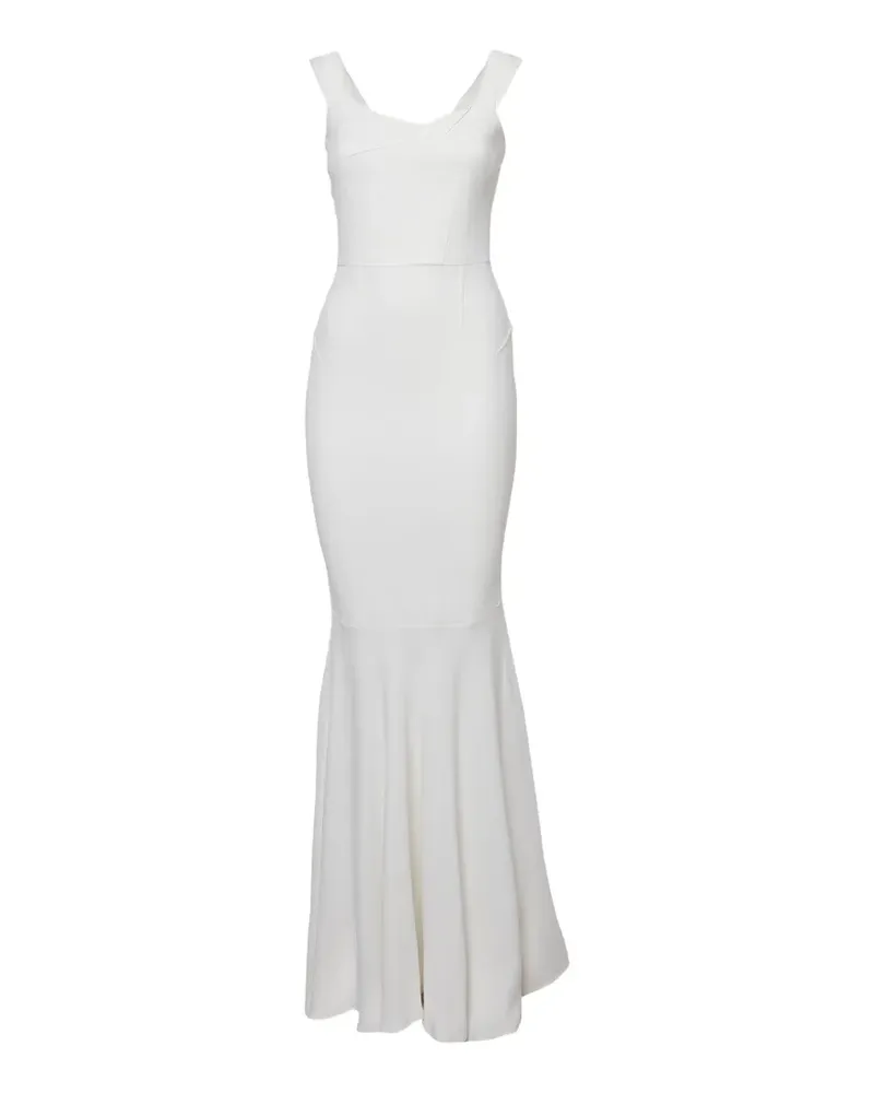 Roland Mouret Orpheus Maxikleid mit Meerjungfrau - Weiß Weiß