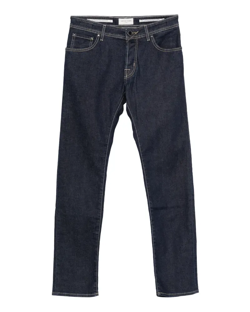 Jacob Cohën Nick stitching jeans - Blau Blau