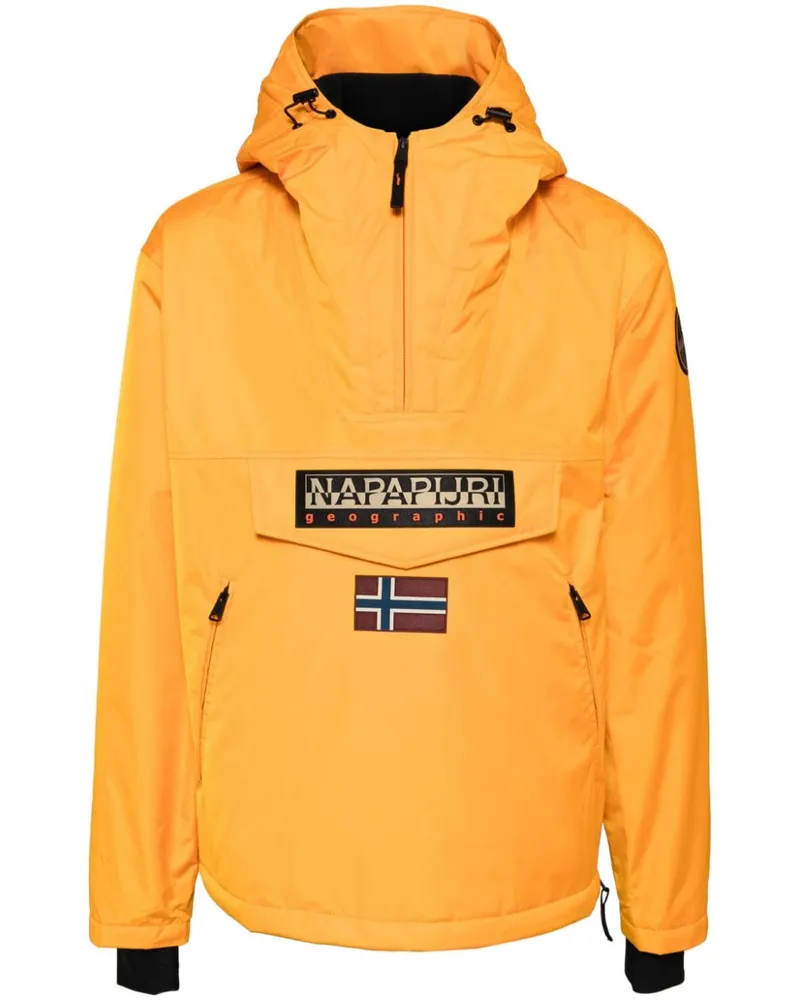 Napapijri Jacke mit Logo-Patch Orange