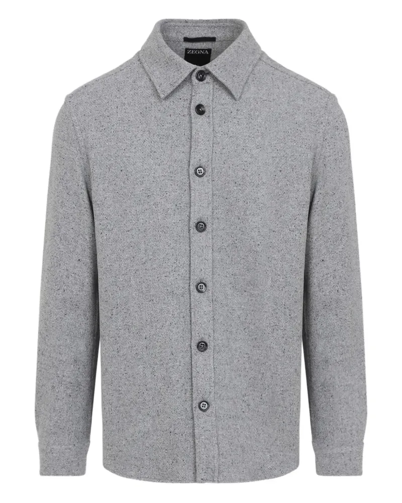 Ermenegildo Zegna Hemd aus Kaschmir - Grau Grau