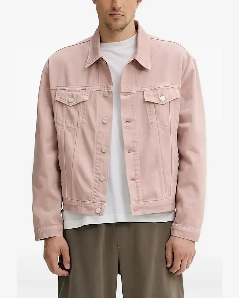 Won Hundred Jeansjacke mit Klappentaschen - Rosa Rosa