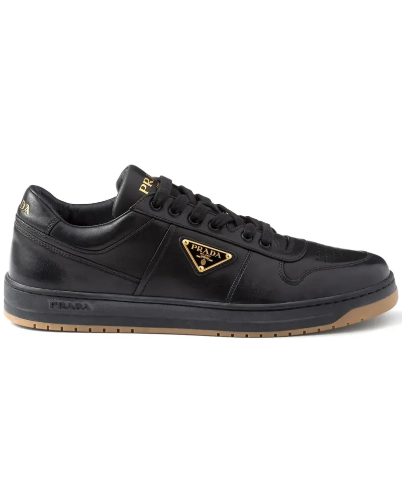 Prada Sneakers mit Logo - Schwarz Schwarz