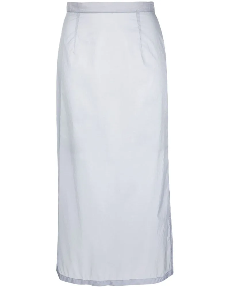 Maison Margiela Midirock mit Reißverschluss - Blau Blau