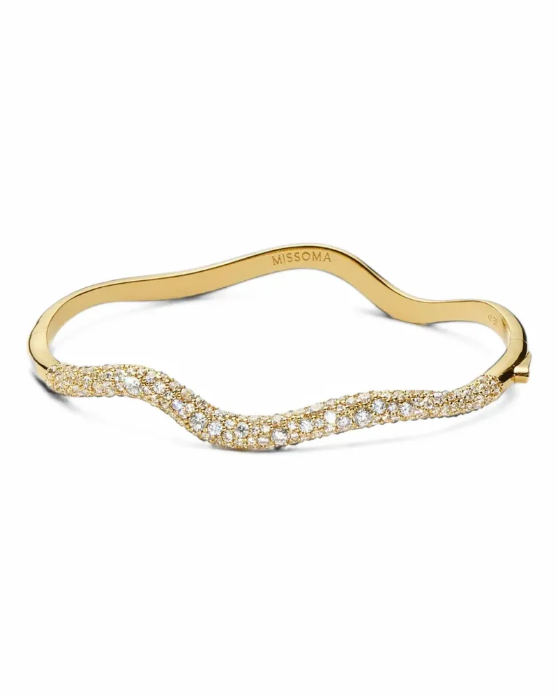 Missoma Molten Snow Ripple Armreif - Gold Gold