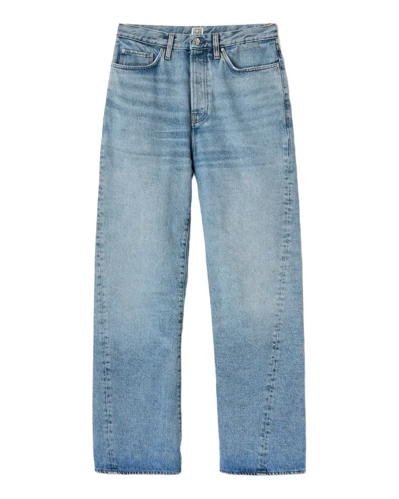 Totême Jeans-Strampler mit verdrehter Naht - Blau Blau