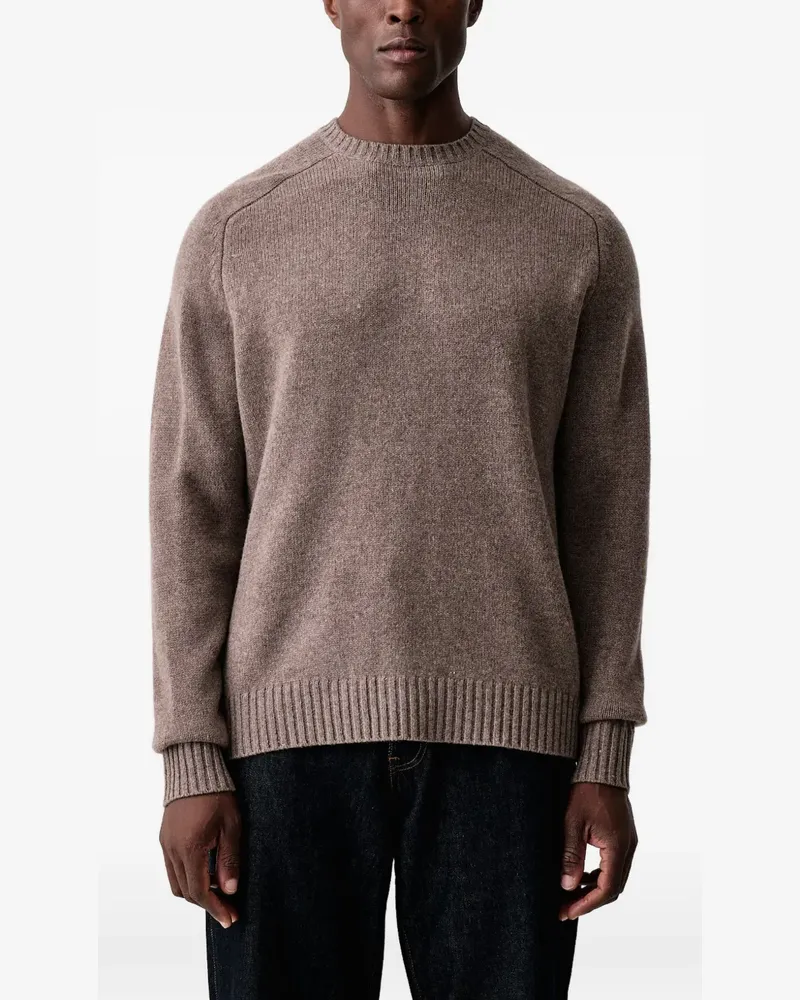 MC2 Saint Barth raglan-sleeve ribbed-trim sweater - Braun Braun