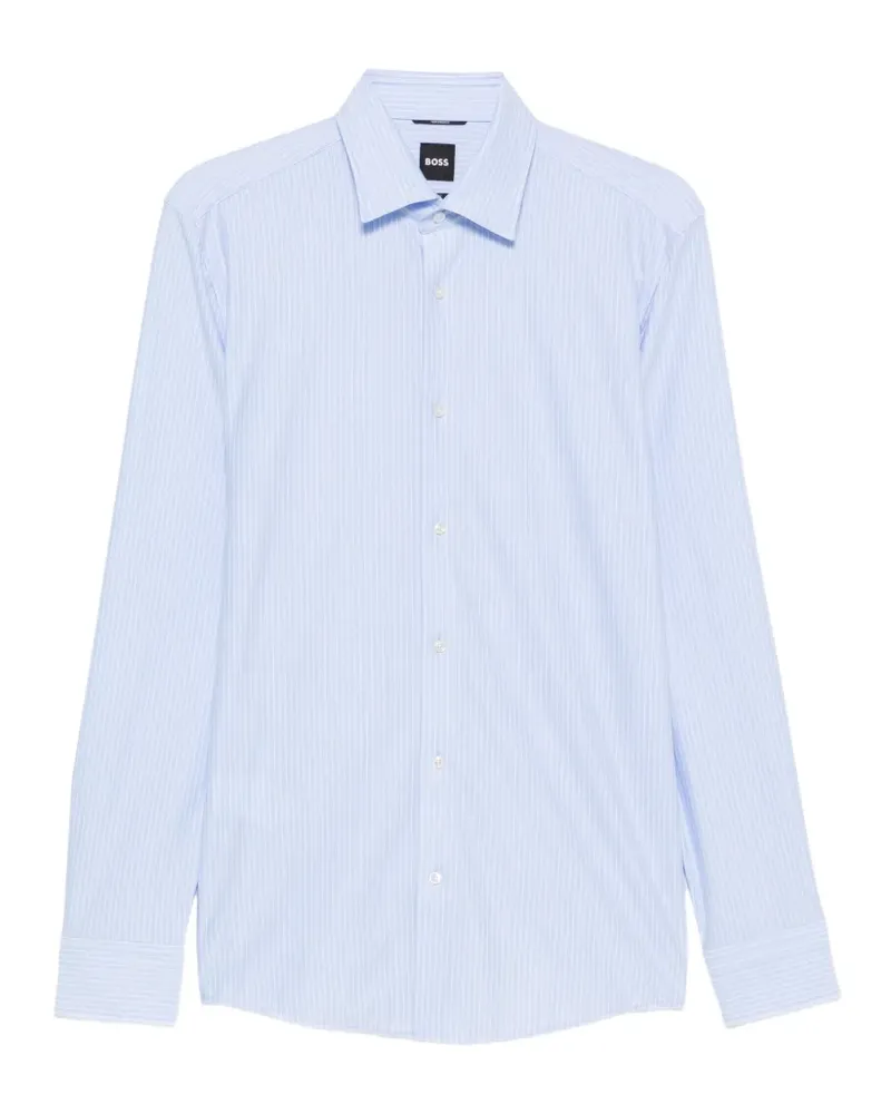 HUGO BOSS striped long-sleeve shirt - Blau Blau