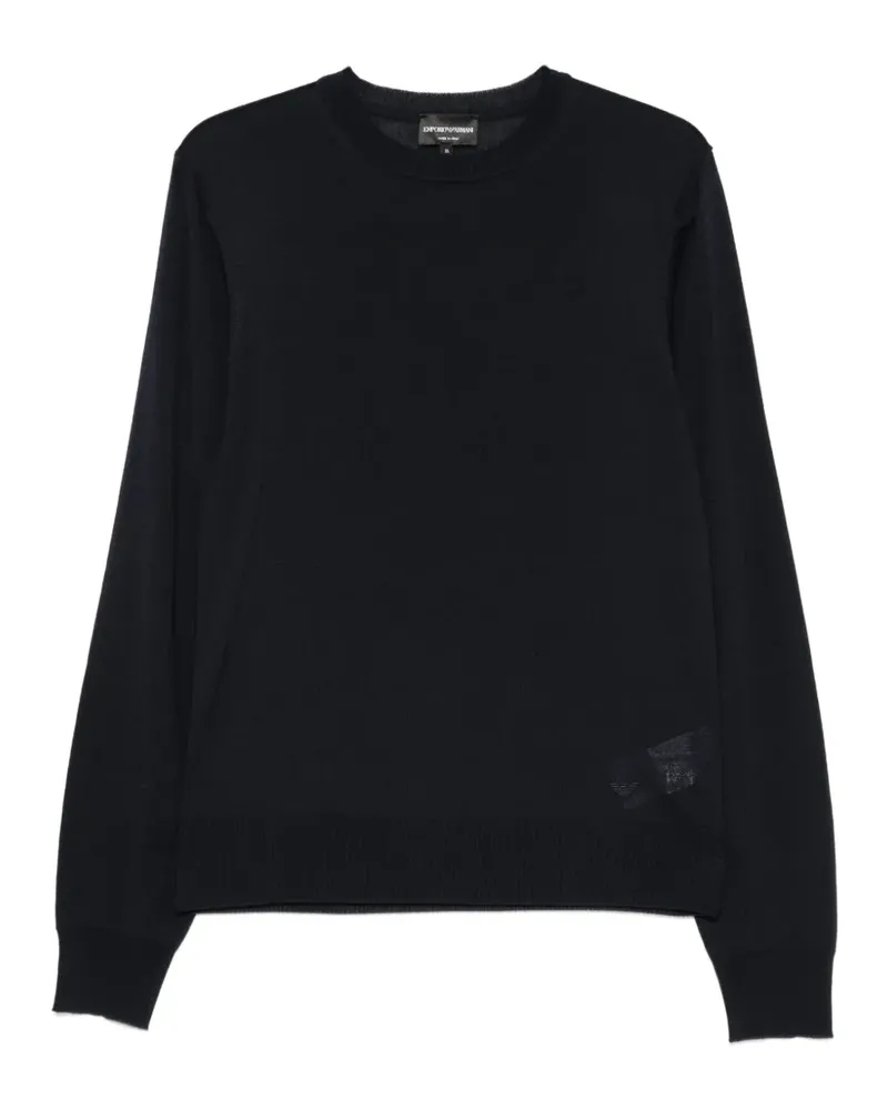 Emporio Armani crew-neck sweater - Blau Blau