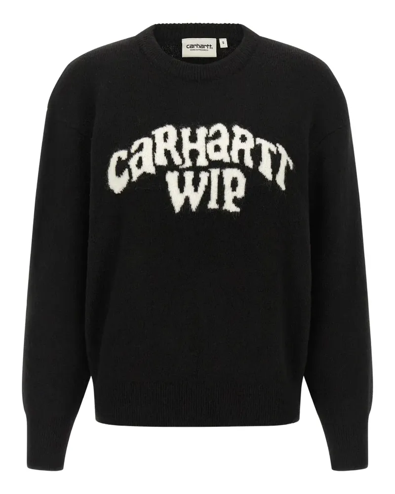 Carhartt WIP Pullover mit Logo-Intarsie - Schwarz Schwarz