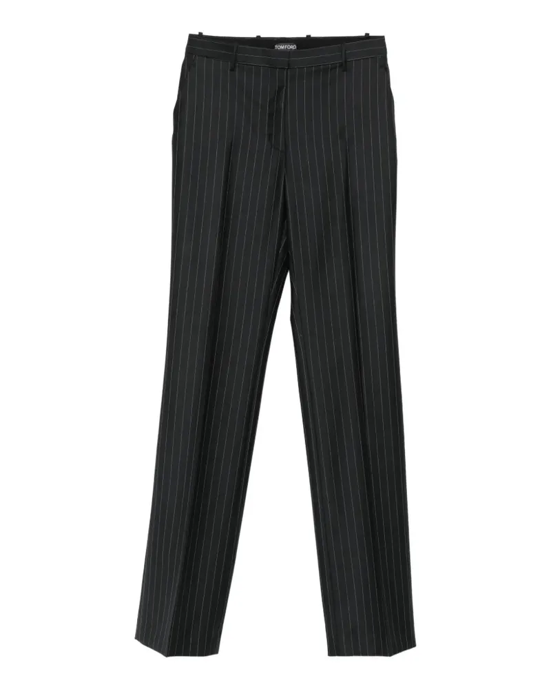 Tom Ford Klassische Hose mit Nadelstreifen - Schwarz Schwarz