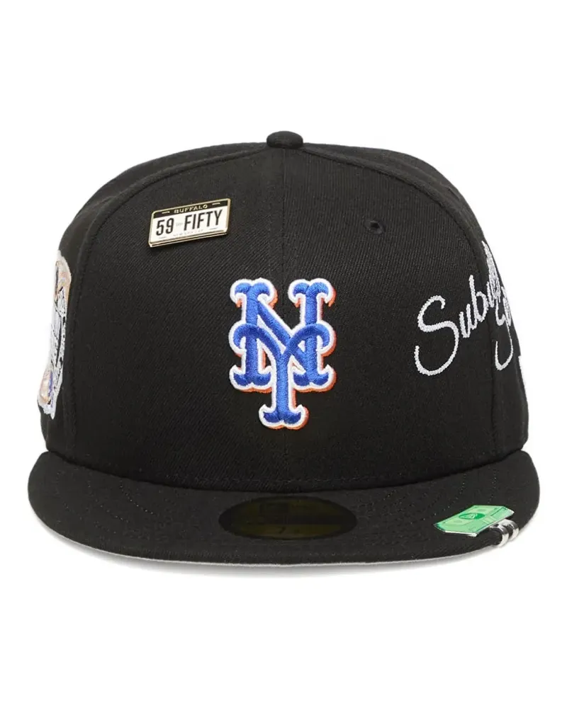 New Era New York Mets MLB Subway Series 59FIFTY Baseballkappe - Schwarz Schwarz