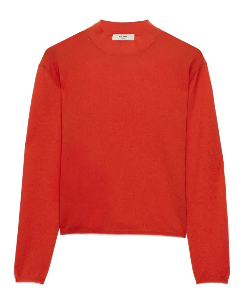 Prada cashmere crew-neck sweater - Rot Rot
