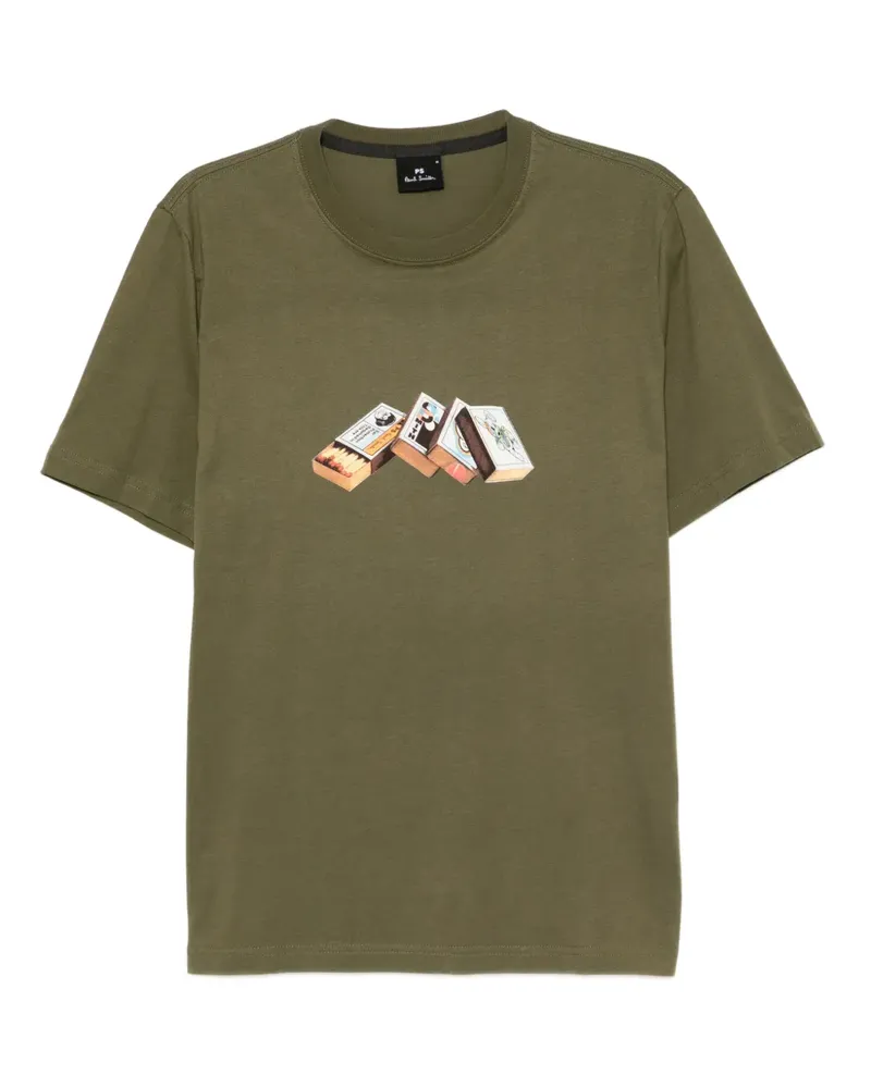 Paul Smith T-Shirt mit grafischem Print - Grün Grün