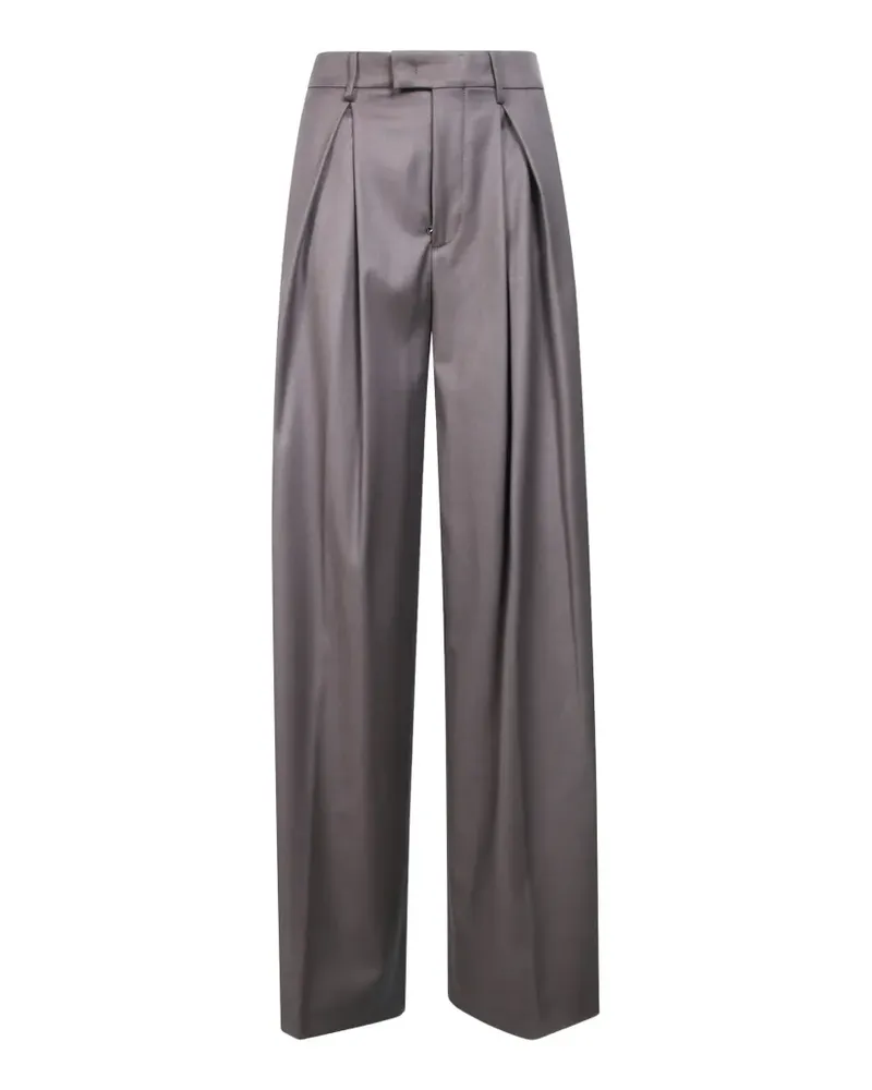 Berwich pleated wide-leg trousers - Braun Braun