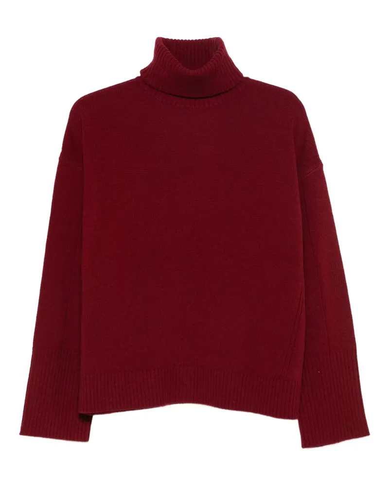 Majestic Pullover mit Rollkragen - Rot Rot
