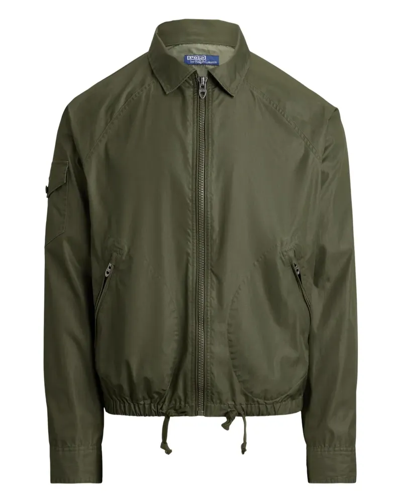Ralph Lauren Bomberjacke mit Kordelzug-Tasche - Grün Grün
