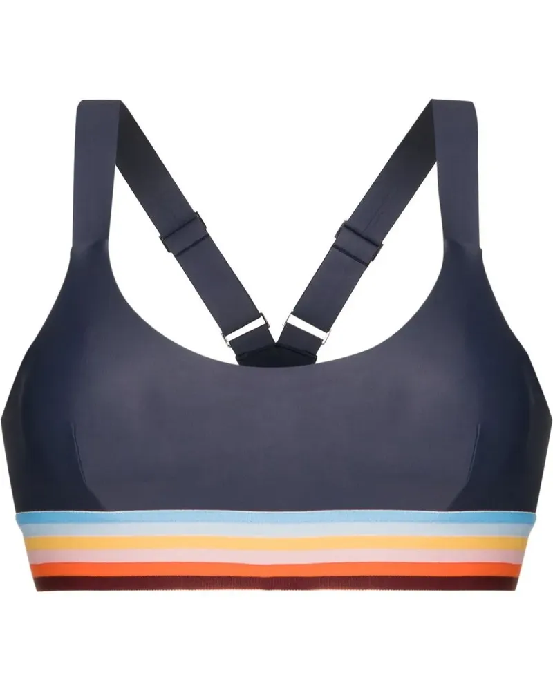 The Upside Sport-BH mit Regenbogenstreifen - Blau Blau