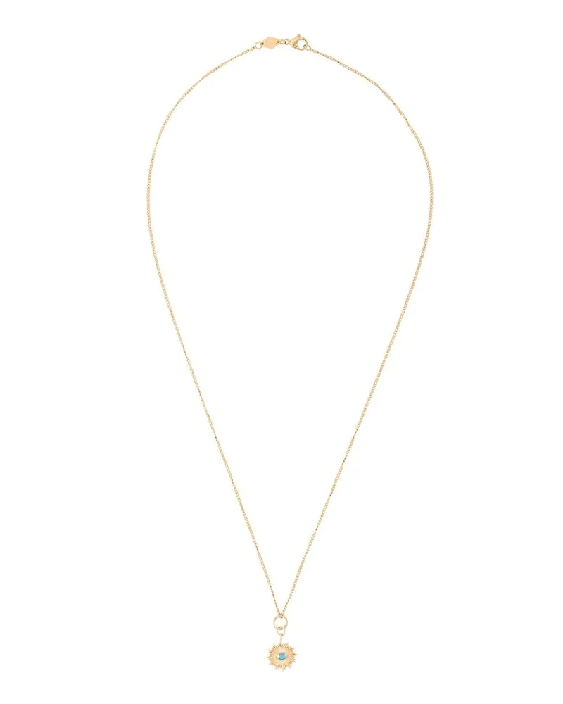 Nialaya Halskette mit Evil Eye-Anhänger - Gold Gold