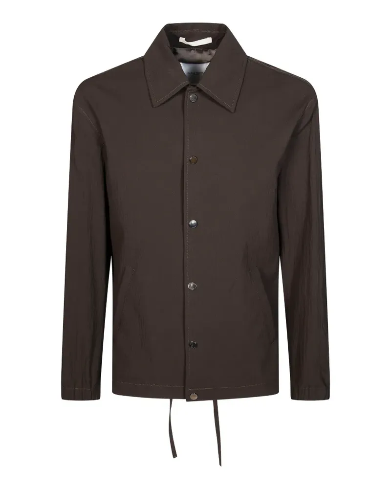 Paolo Pecora Milano collared jacket - Braun Braun