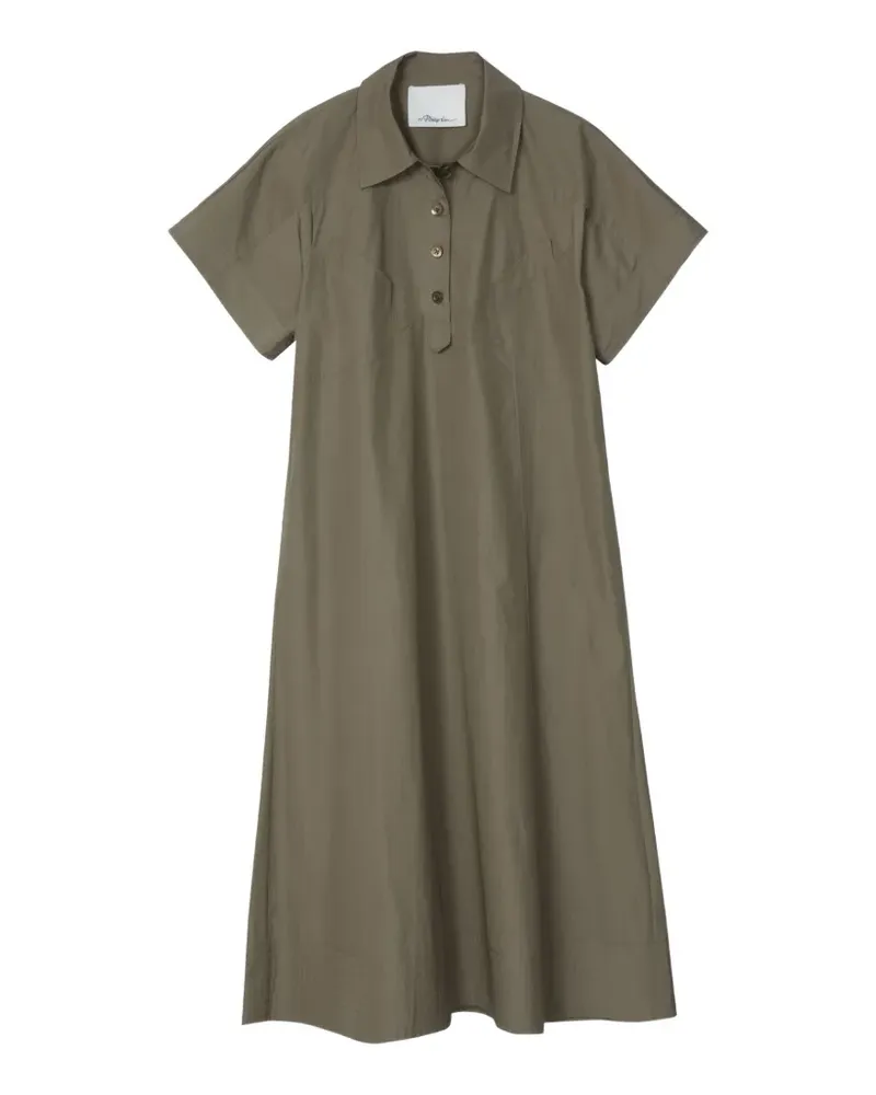 3.1 phillip lim short-sleeves midi dress - Grün Grün