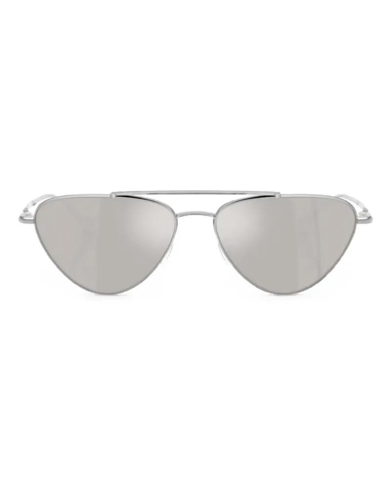 Oliver Peoples Edition 1 pilot-frame sunglasses - Silber Silber
