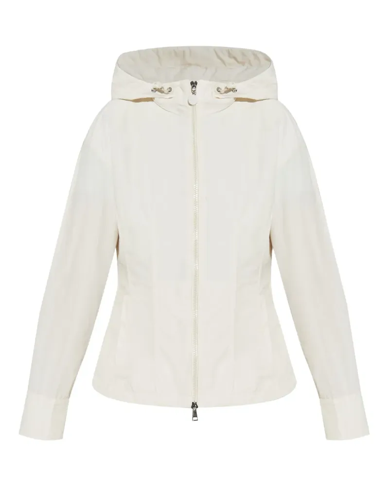 Moncler Jacke mit Logo-Applikation - Weiß Weiß
