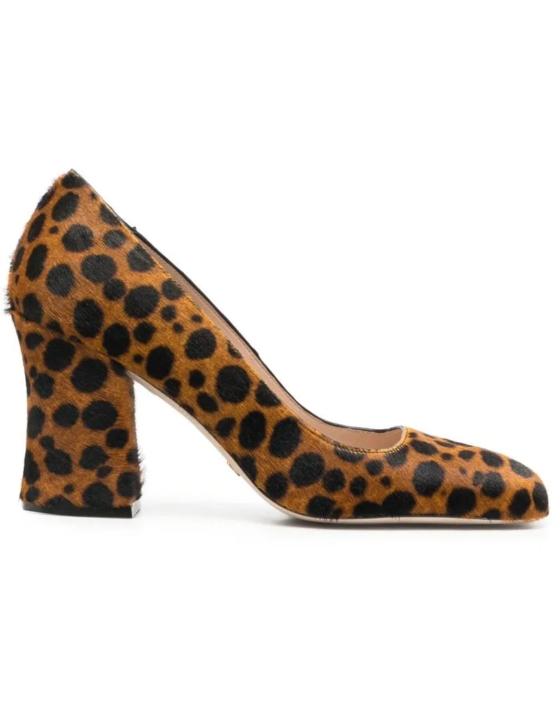 Stuart Weitzman Pumps mit Leoparden-Print - Braun Braun
