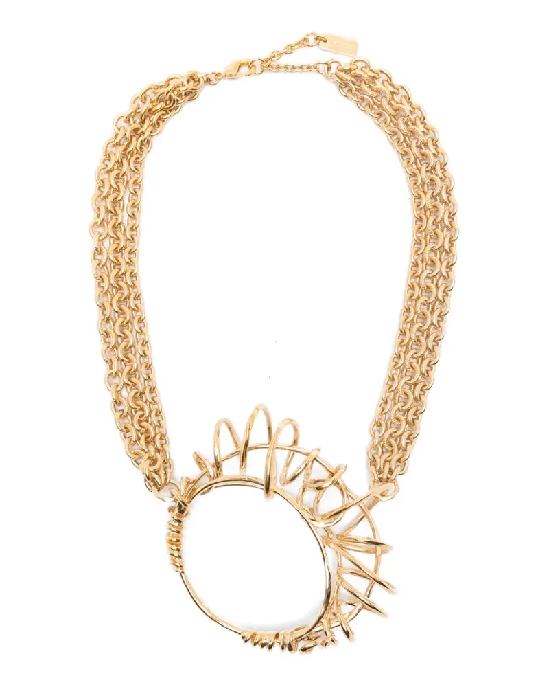 Chloé Tulip chunky-link necklace - Gold Gold