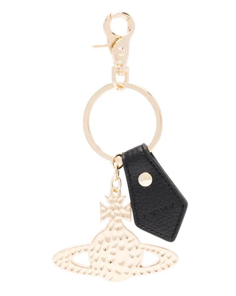 Vivienne Westwood Hammered Orb Schlüsselanhänger - Gold Gold