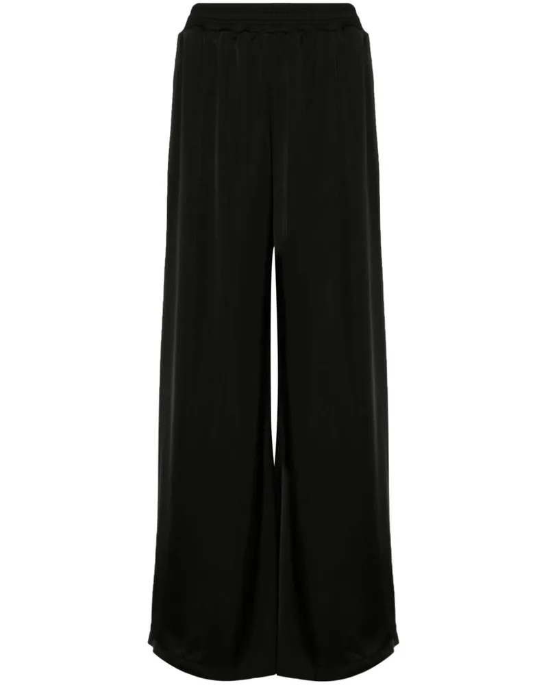 Fabiana Filippi Satinhose mit weitem Bein - Schwarz Schwarz