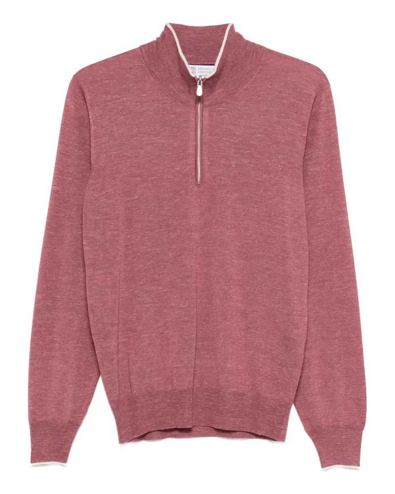 Brunello Cucinelli Pullover mit Stehkragen - Rosa Rosa