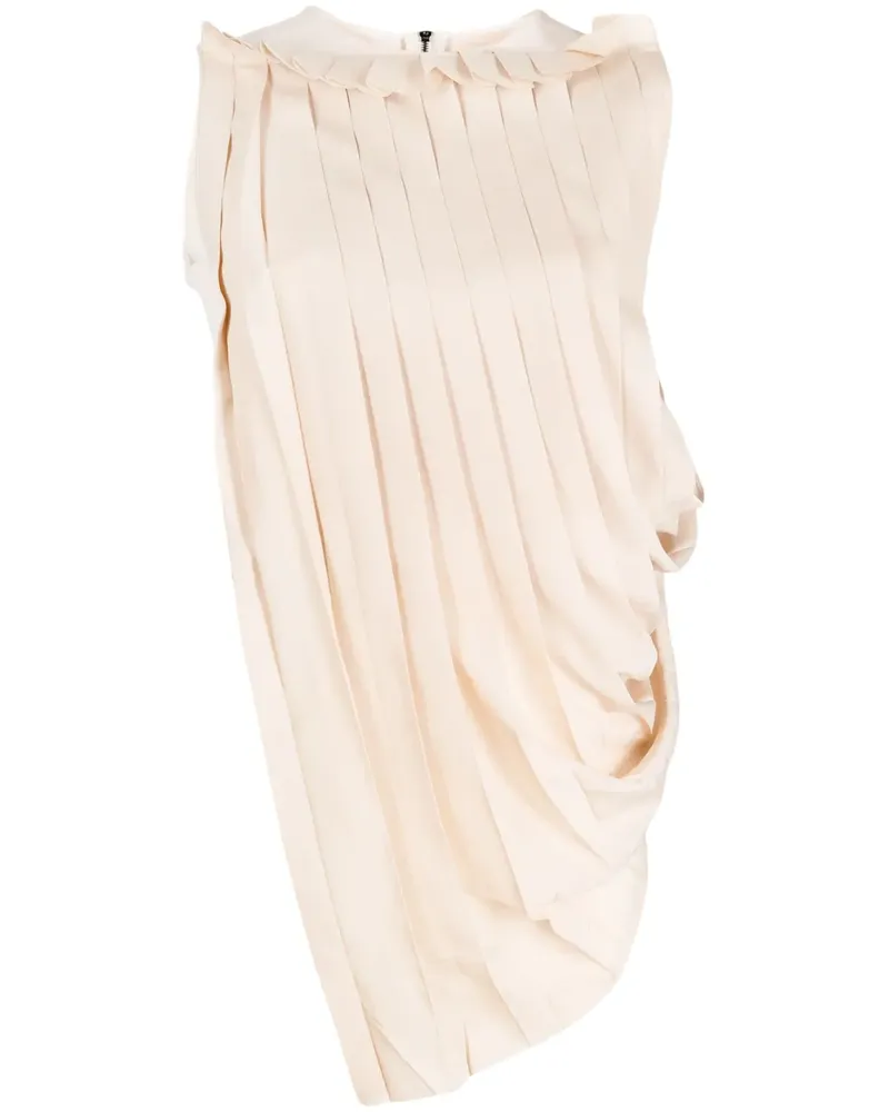 Maticevski Asymmetrisches Tanktop - Nude Nude