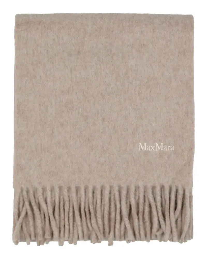 Max Mara fringed scarf - Nude Nude