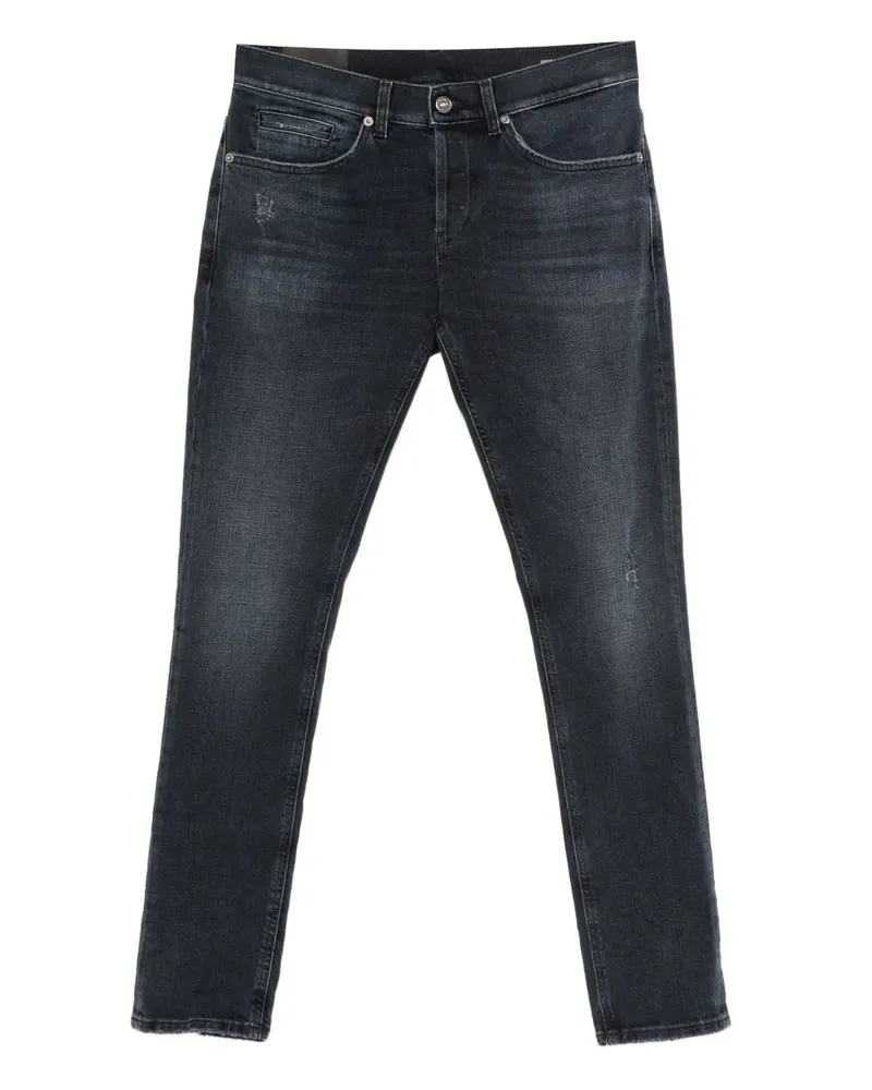 Dondup Skinny-Jeans in Distressed-Optik - Blau Blau