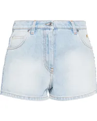 MSGM Jeans-Shorts mit Logo-Stickerei Blau